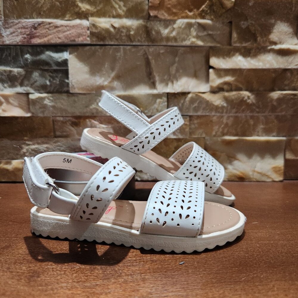 Jellypop Kids White Sandals Size 5